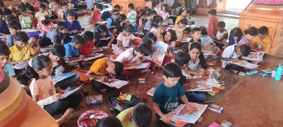 खुल्या चित्रकला स्पर्धेत वरद,काशिनाथ, सिध्दी अव्वल