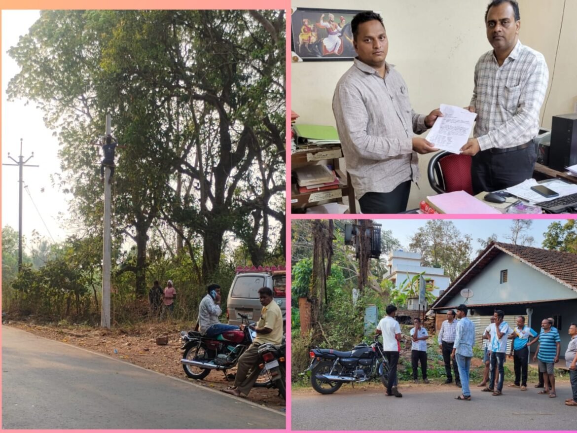 ग्रा.पं.सदस्य श्री.धीरज श्रीधर मेस्त्री यांच्या मागणीला यश