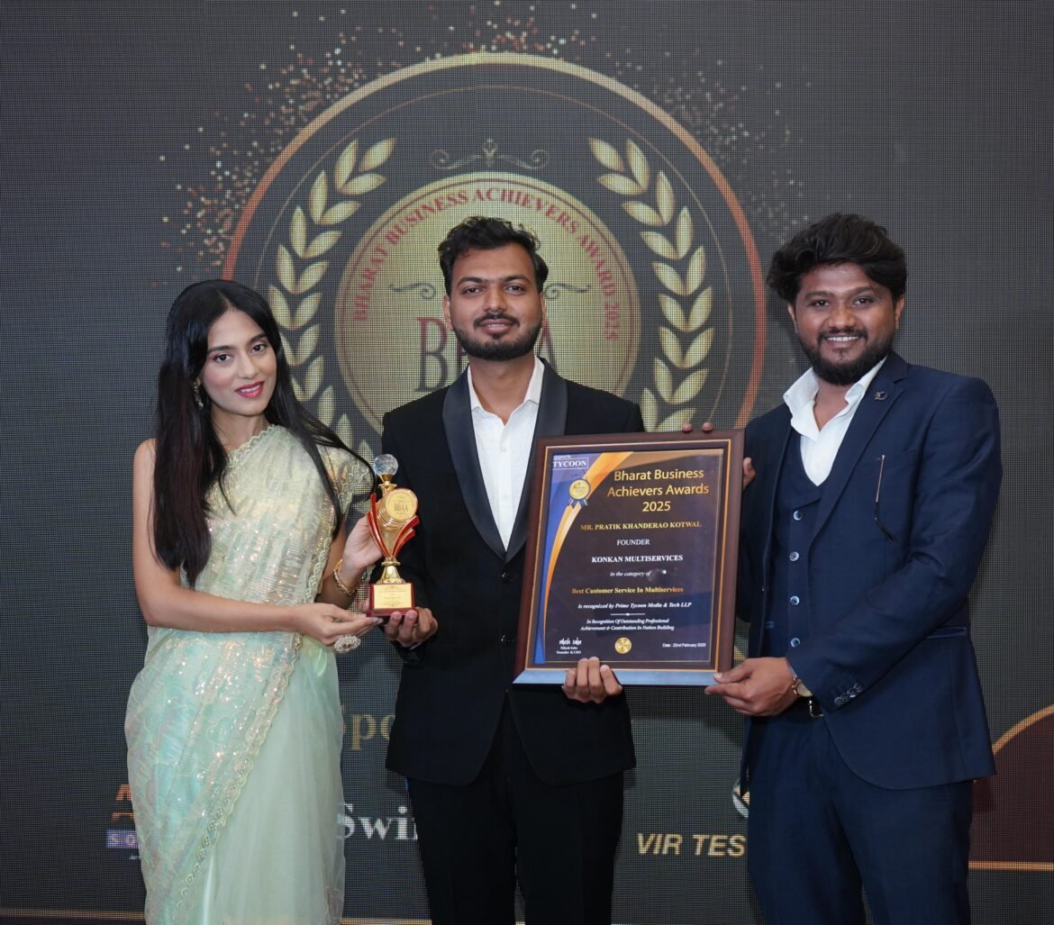 प्रतीक कोतवाल यांना भारत बिजनेस अचीवर अवॉर्ड्स 2025 प्रदान