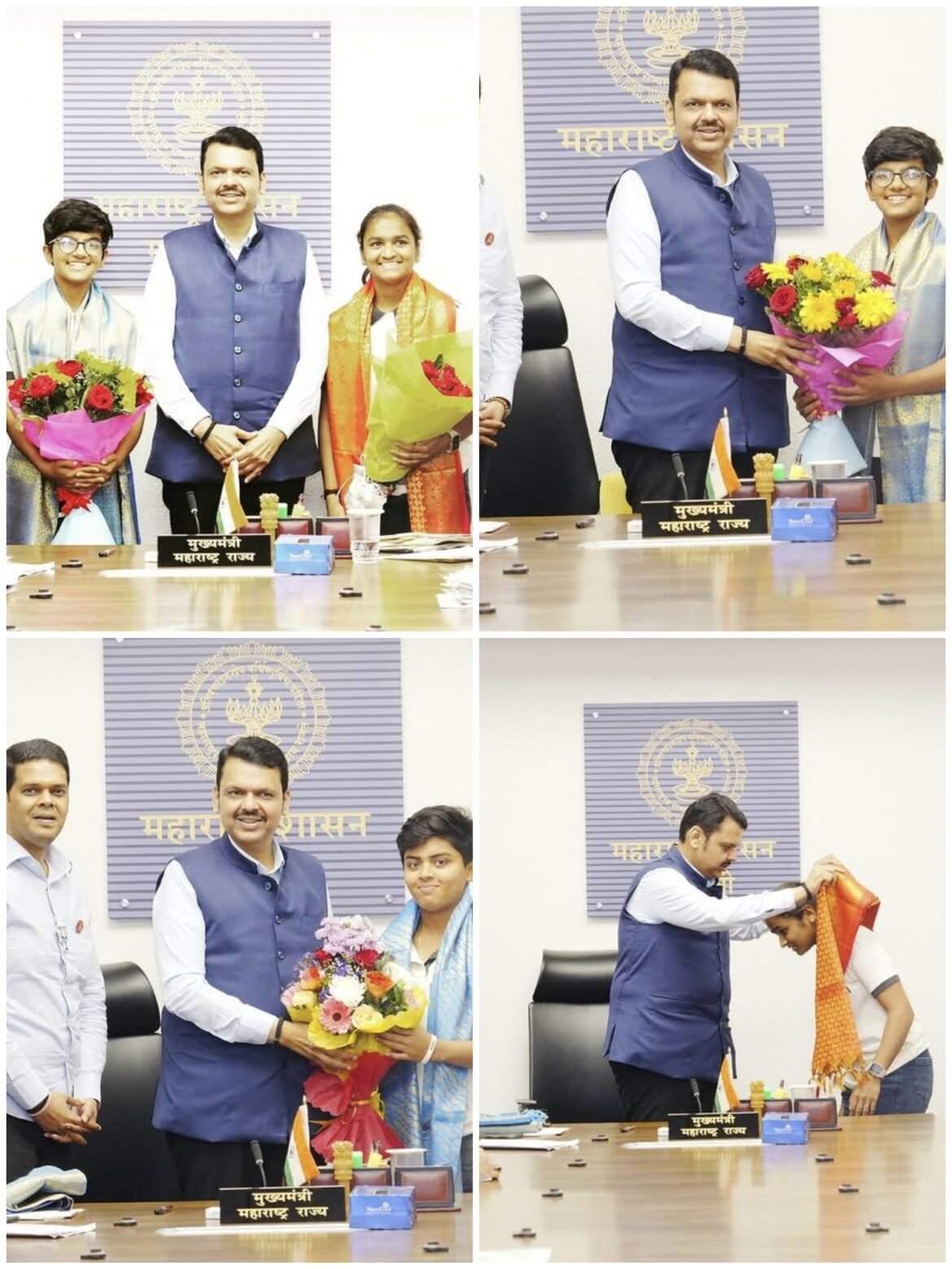 भारतीय महिला अंडर-१९ क्रिकेट २०२५ च्या विश्वचषक स्पर्धेतील विजेत्यांचा मुख्यमंत्र्यांच्या हस्ते सत्कार