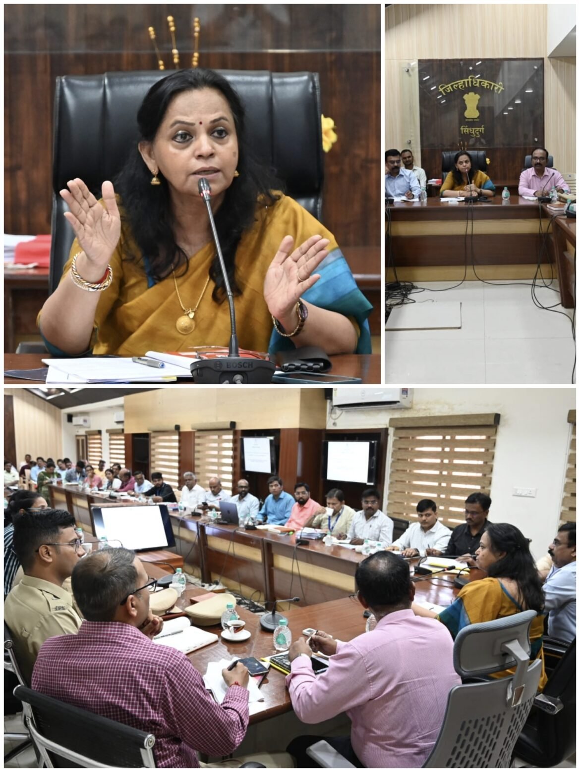 ‘१०० दिवस कृती आराखड्या’अंतर्गत विविध विभागांचा आढावा