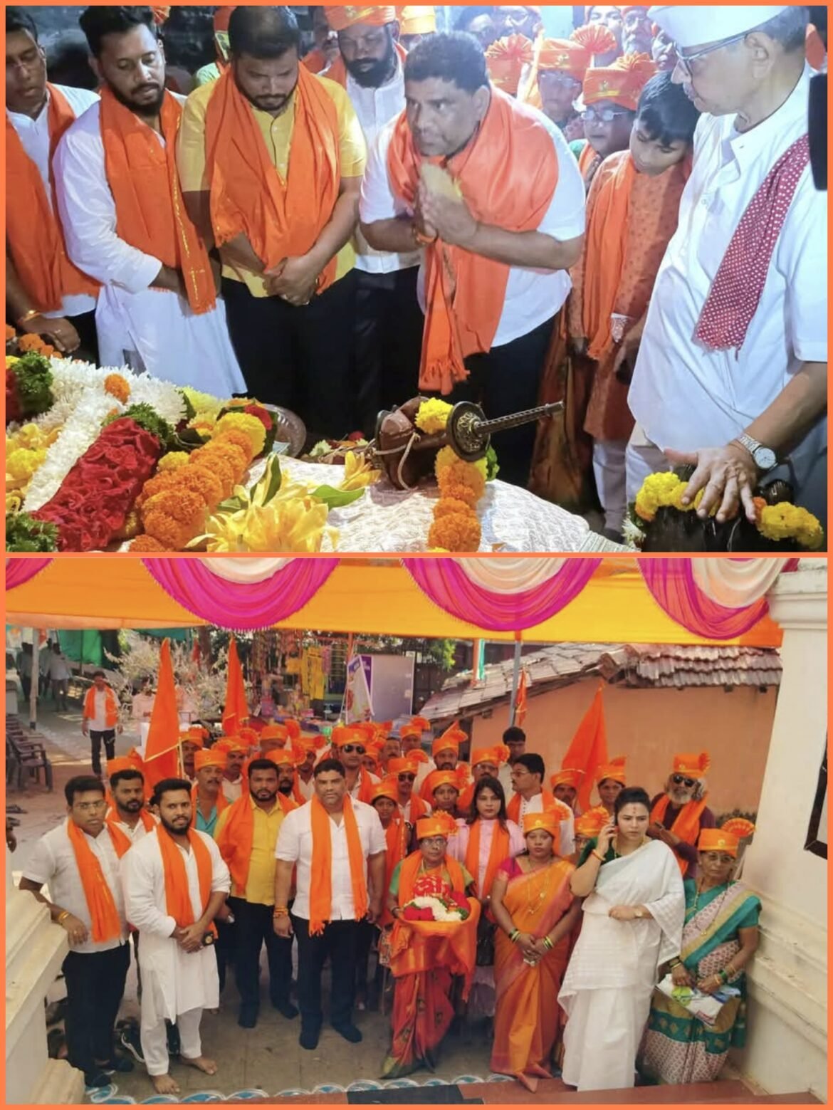 मालवण तालुका शिवसेनेच्या वतीने शिवराजेश्वर मंदिरात शिवजयंती उत्साहात साजरी