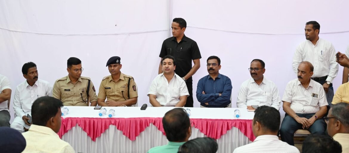 आंगणेवाडी यात्रा तयारीची प्रत्यक्ष पाहणी