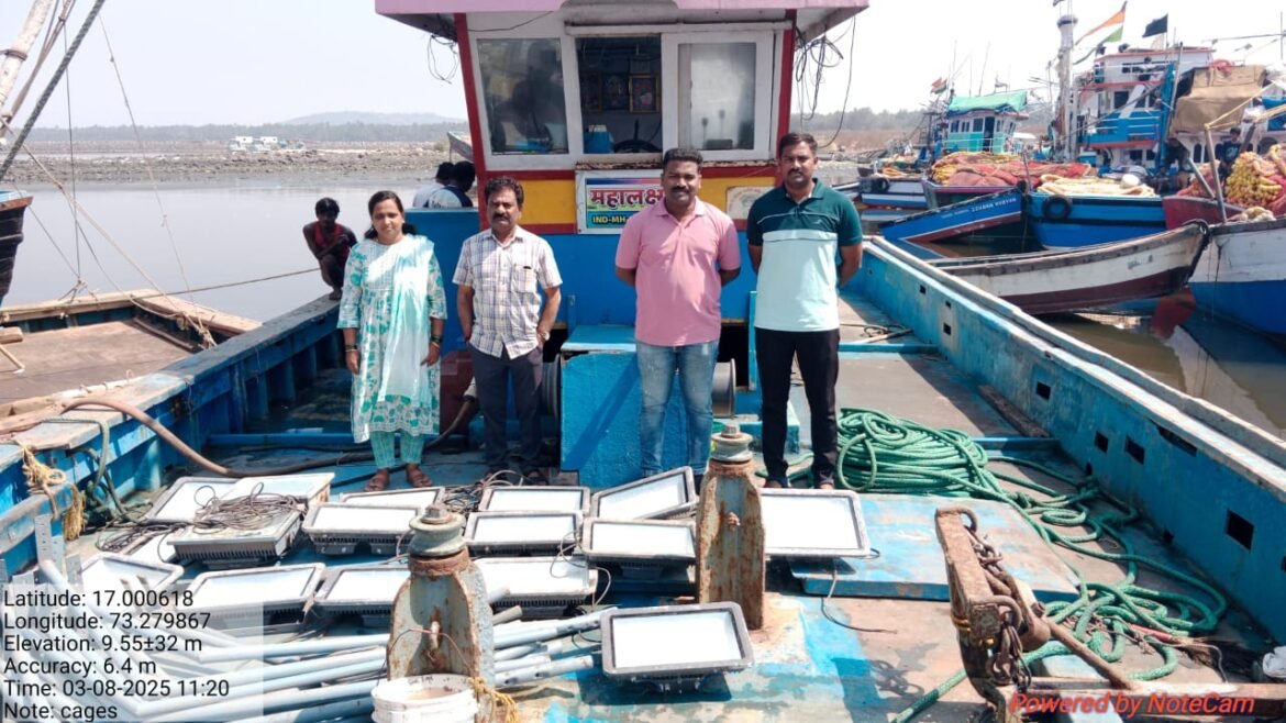 रत्नागिरीच्या मत्स्य व्यवसाय विभागाची १२ तासात आणखी कारवाई