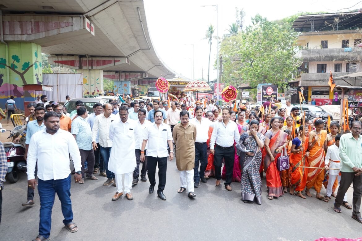 शिवसेना उद्धव बाळासाहेब ठाकरे पक्षाच्या वतीने कणकवली येथे तिथीप्रमाणे शिवजयंती उत्साहात साजरी