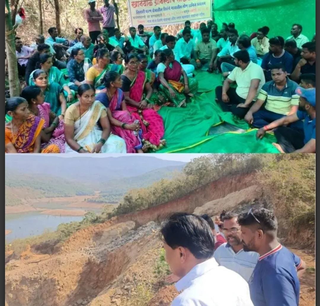 खानयाळे ग्रामस्थांच्या उपोषणाला शिवसेना जिल्हाप्रमुख बाबुराव धुरी यांचा उपोषण स्थळी भेट देत पाठिंबा…