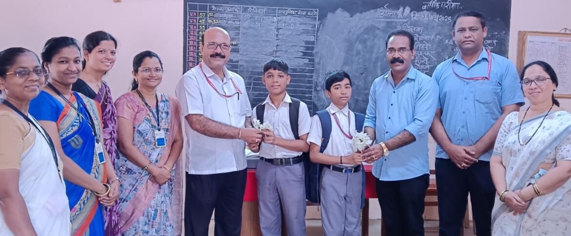 *विद्यामंदिर माध्यमिक प्रशालेच्या दोन विद्यार्थांची इस्रो शैक्षणिक सहलीसाठी निवड*