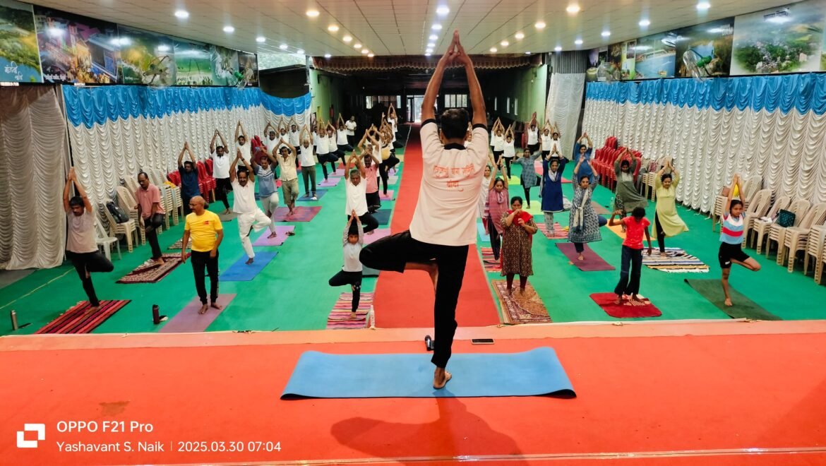 *वेंगुर्ला  येथे वर्षारंभी संयुक्त योगोपचार शिबीराचे उदघाटन*