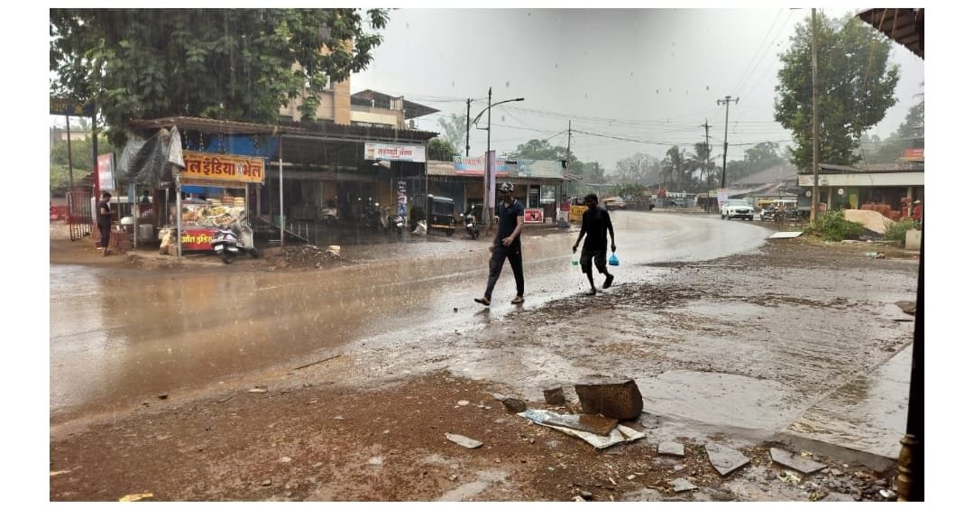 वैभववाडीत अचानक पडलेल्या अवकाळी पावसाचा फटका काजू व आंबा बागायतदारांना