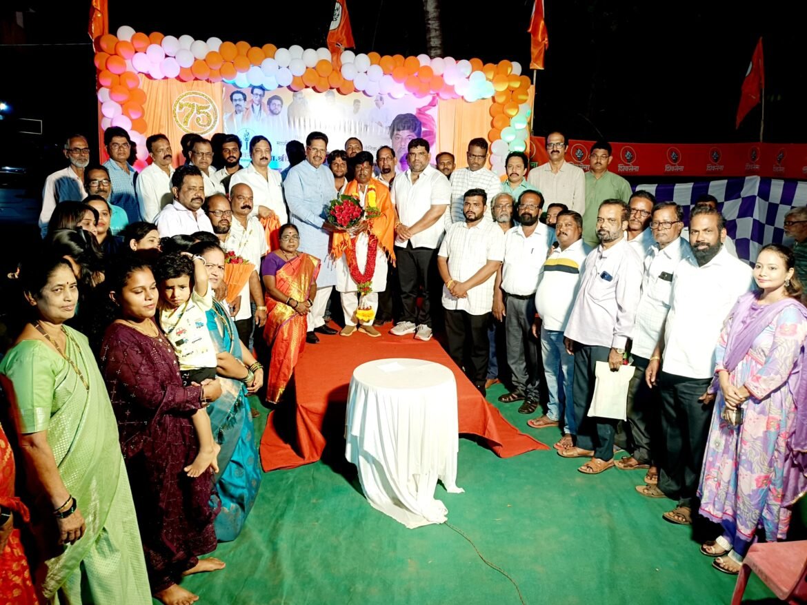 मालवण येथे शिवसेनेचे माजी जिल्हाप्रमुख भाईसाहेब गोवेकर यांचा ७५ वा वाढदिवस उत्साहात साजरा
