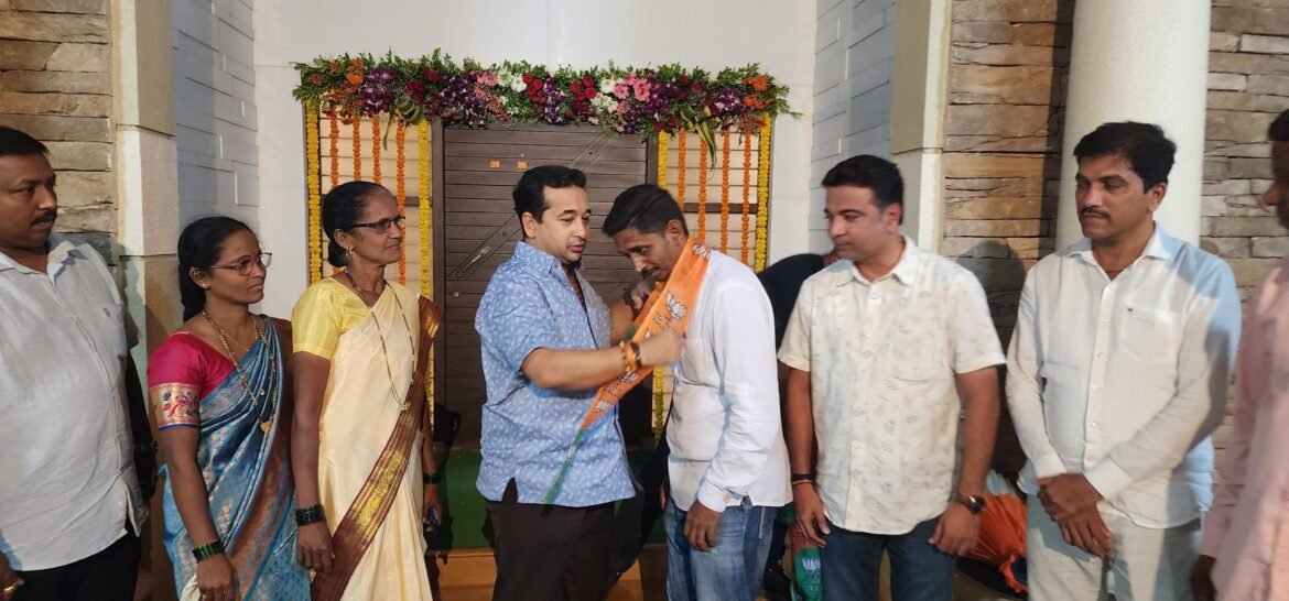 *उबाठाचे युवा सेना तालुकाप्रमुख फरीद काझी यांचा नामदार नितेश राणे यांच्या उपस्थितीत भाजपामध्ये प्रवेश*