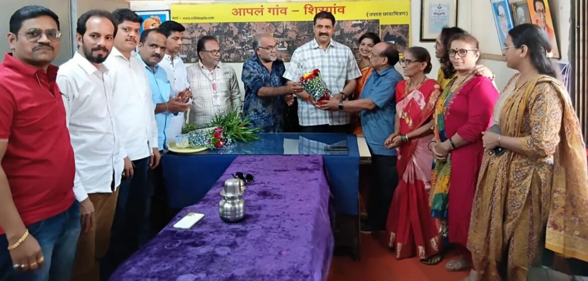 *शिरगाव हायस्कूलला आमदार महेश सावंत यांची सदिच्छा भेट*