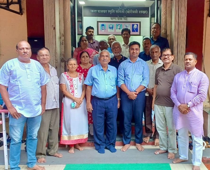 नाना पालकर स्मृती समिती बोरिवलीच्या अध्यक्षपदाची जबाबदारी डॉ. अमेय देसाई यांच्याकडे सुपूर्त – गुरुपौर्णिमेच्या दिवशी उत्साहात पदग्रहण