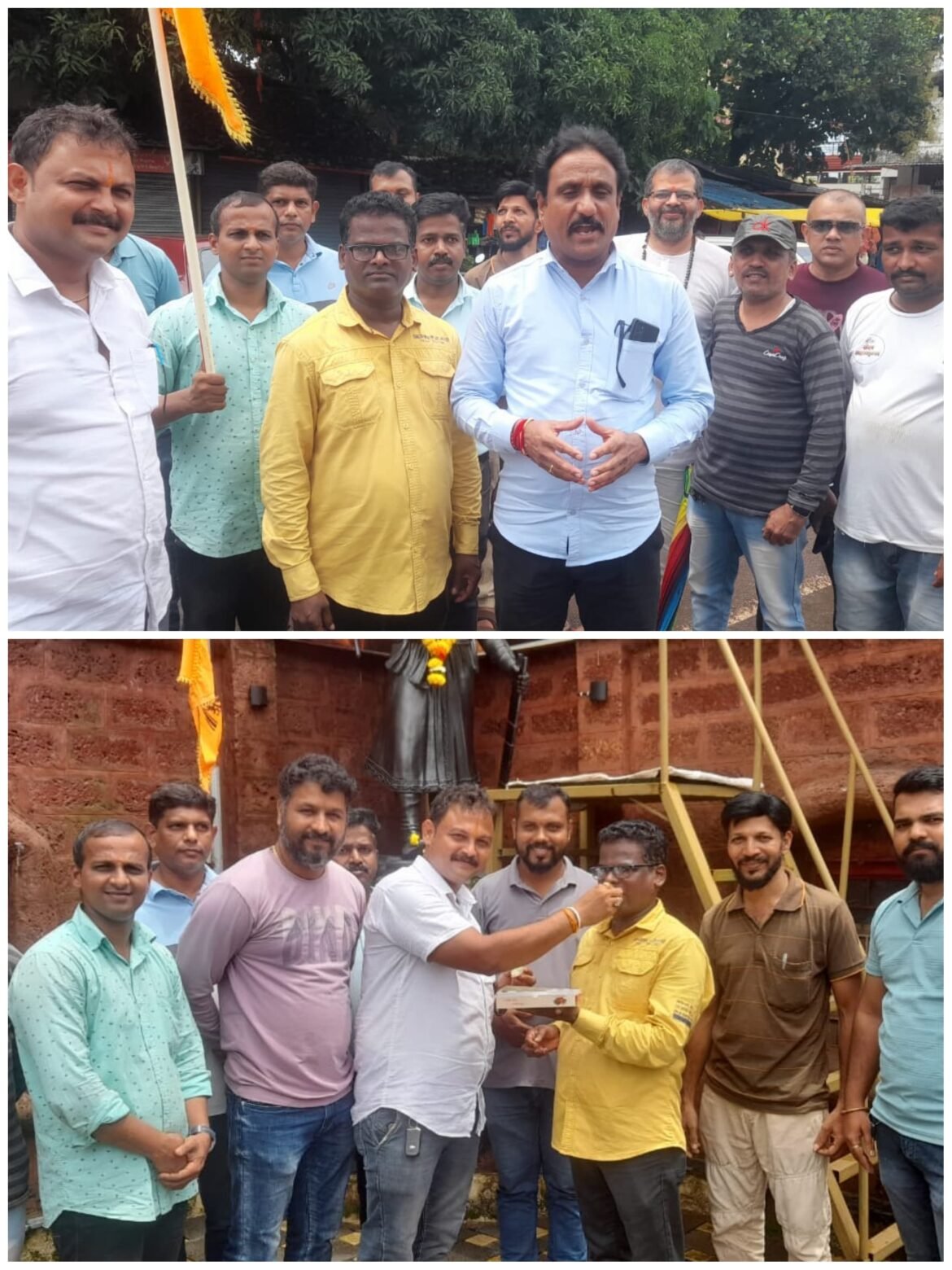 किल्ल्यांचा जागतिक वारसा यादीत समावेश झाल्याने मराठा महासंघ दोडामार्ग तर्फे आनंदोत्सव साजरा