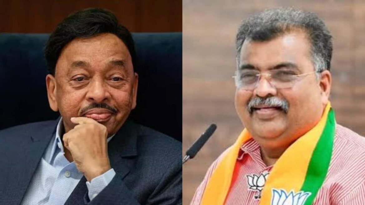 भाजप प्रदेशाध्यक्ष रवींद्र चव्हाण यांनी माजी मुख्यमंत्री, खासदार नारायण राणे यांची भेट घेऊन प्रकृतीची केली चौकशी