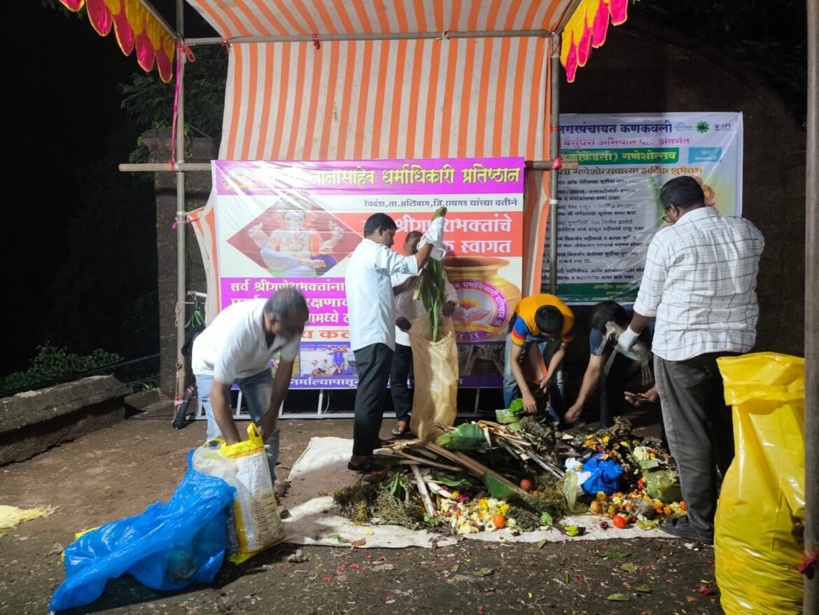 डॉ. श्री. नानासाहेब धर्माधिकारी प्रतिष्ठान तर्फे जिल्हयात खत निर्मिती प्रकल्प