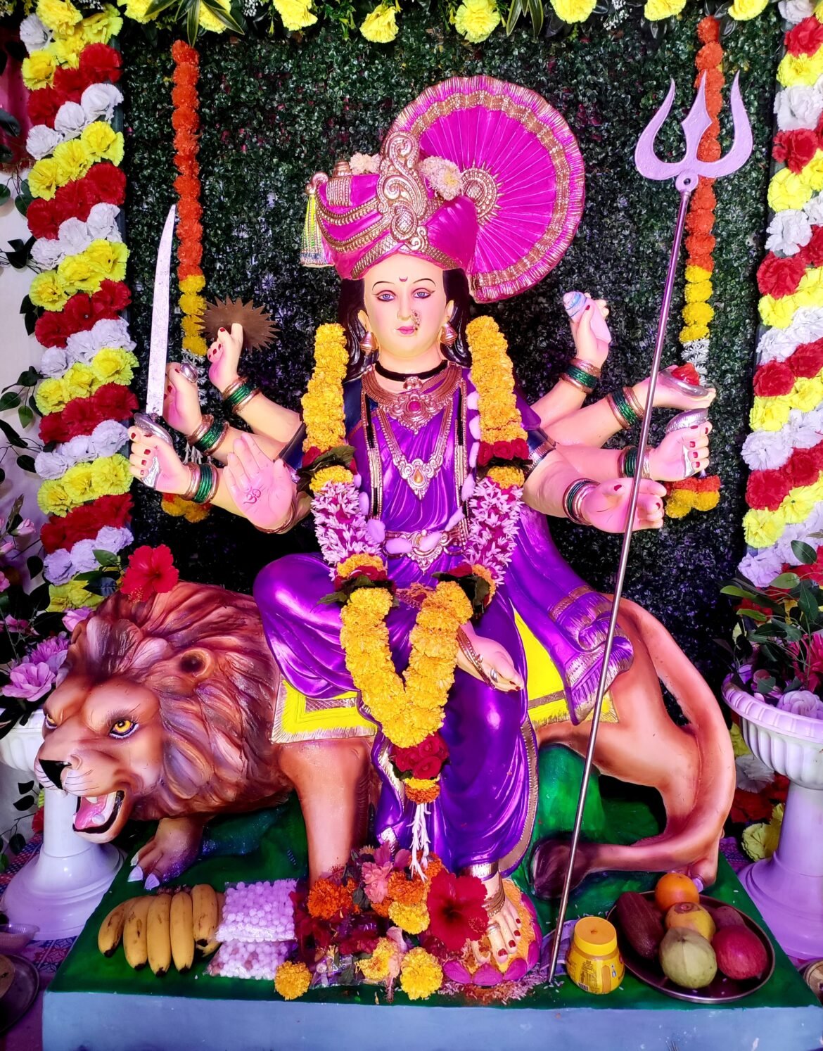 नवीन कुर्ली येथे नवरात्रोत्सवानिमित्त नवदुर्गा युवा मंडळाकडून विविध कार्यक्रम