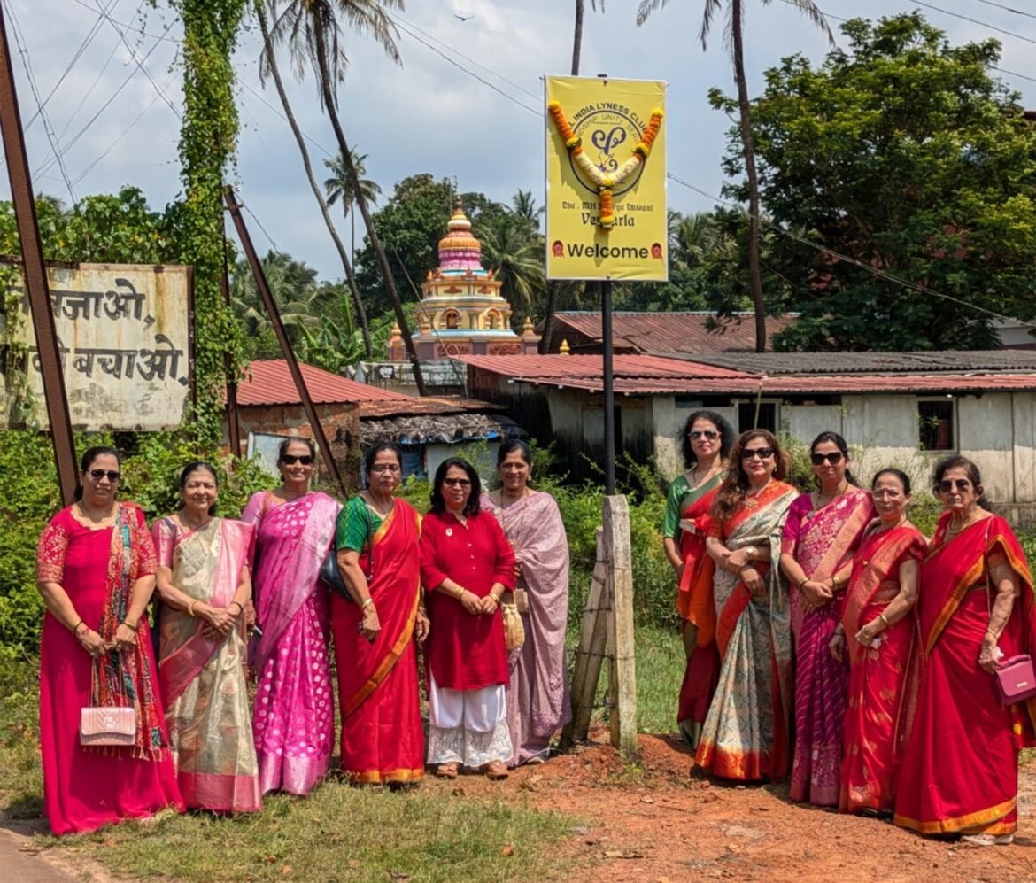 लिनेसतर्फे प्रवाशी स्वागत फलकाचे अनावरण*