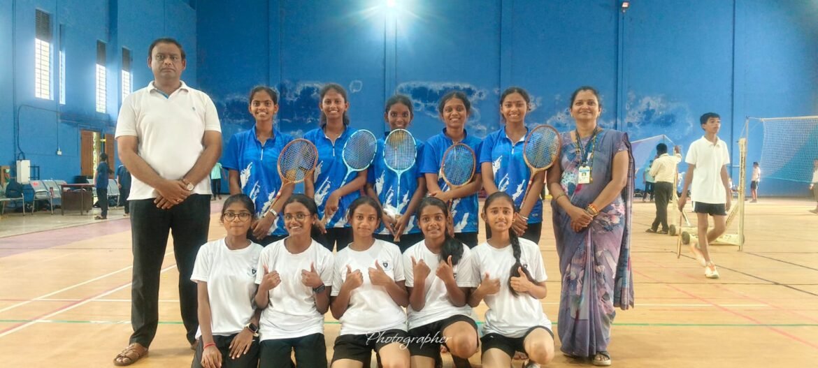 विद्यामंदिर कणकवलीची जिल्हा शालेय बॉलबॅडमिंटन स्पर्धेत चमकदार कामगिरी