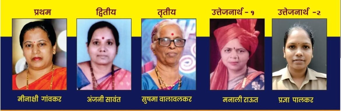 राज्यस्तरीय निबंध लेखन स्पर्धेत ठाण्याच्या मिनाक्षी गांवकर प्रथम