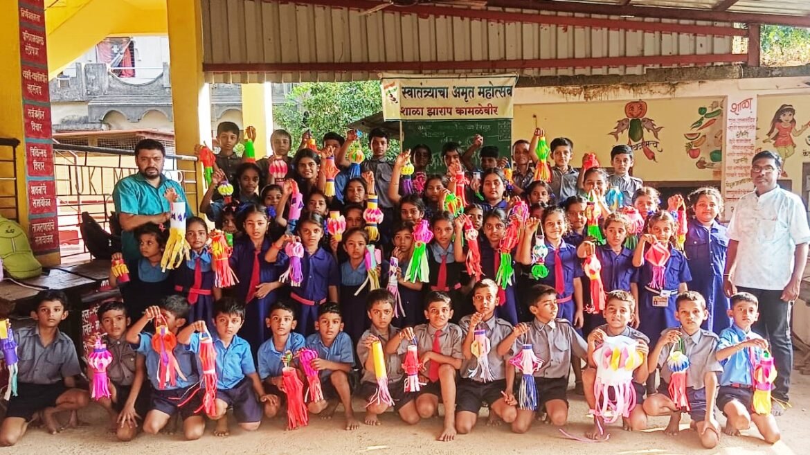 आकाशकंदिल बनविण्याची कार्यशाळा संपन्न