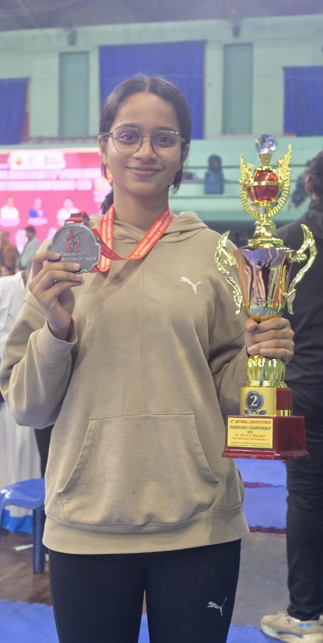 राष्ट्रीय ज्युनिअर तायक्वांदो स्पर्धेत प्रज्योती जाधव हिला कास्यपदक