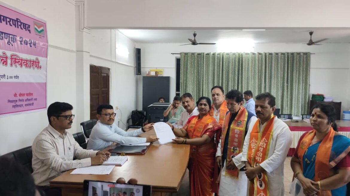 शिवसेनेकडून ॲड.निता सावंत-कविटकरांचा उमेदवारी अर्ज दाखल