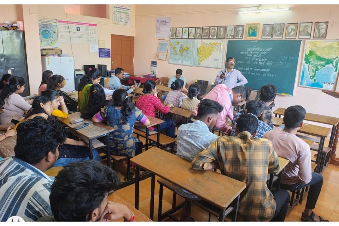 हळबे महाविद्यालयात ‘महाविस्तार- AI’ अॅपविषयी मार्गदर्शन