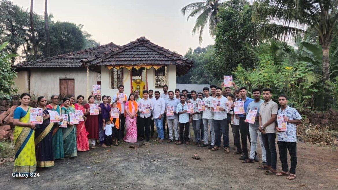 अपक्ष उमेदवार मधुरा मालंडकर – वाळके यांच्या प्रचाराचा रंगतदार शुभारंभ