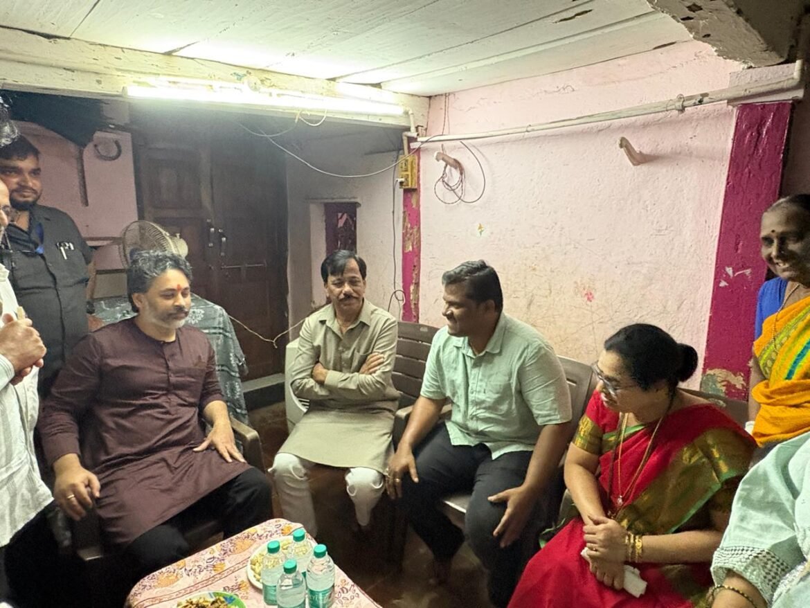 *आमदार निलेश राणेंची कणकवलीत गौरव हर्णेच्या निवासस्थानी भेट*