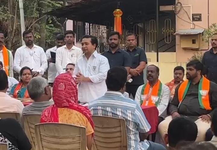 वेंगुर्ले शहरात पालकमंत्री नितेश राणे यांनी साधला नागरिकांशी सवाद