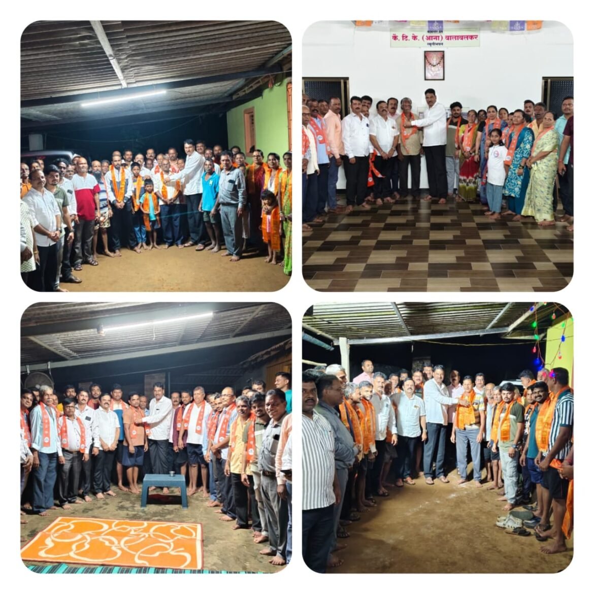 साळगांव गावातील उबाठा सेनेला खिंडार