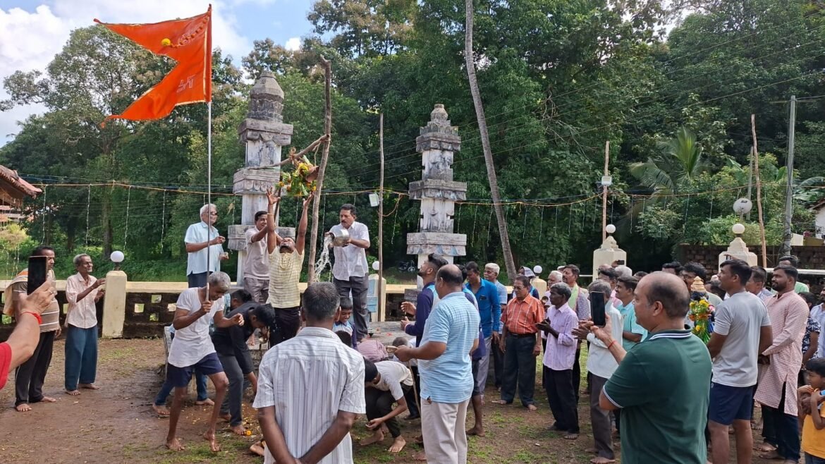 डांगमोडे येथील श्री देव रवळनाथ मंदिरातील अखंड हरिनाम सप्ताहाची सांगता