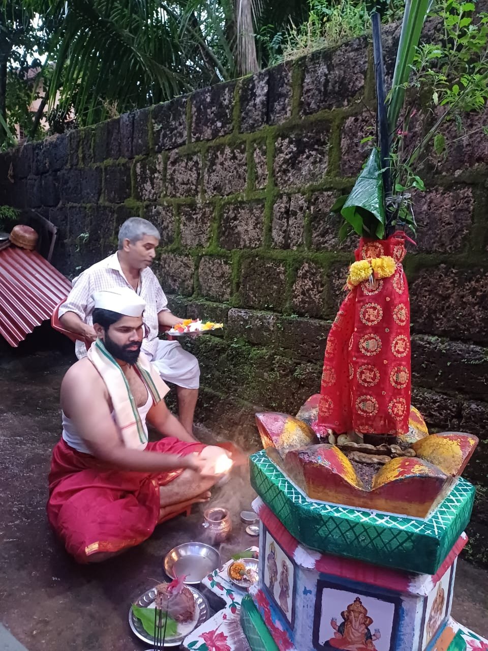 तुलसी विवाहाला पावसाचे विघ्न