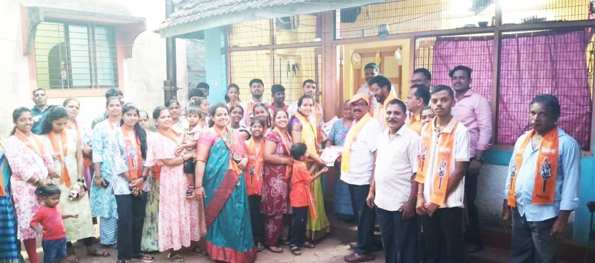 वेंगुल्र्या ठाकरे शिवसेनेची घरोघरी प्रचारात आघाडी