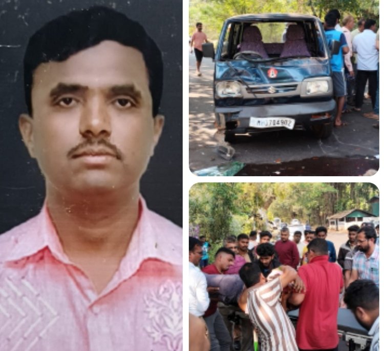 मठ कुडाळ तिठ्यावर ओमनी चारचाकी व दुचाकीत भीषण अपघात : गंभीर जखमी असलेल्या दुचाकीस्वाराचा मृत्य