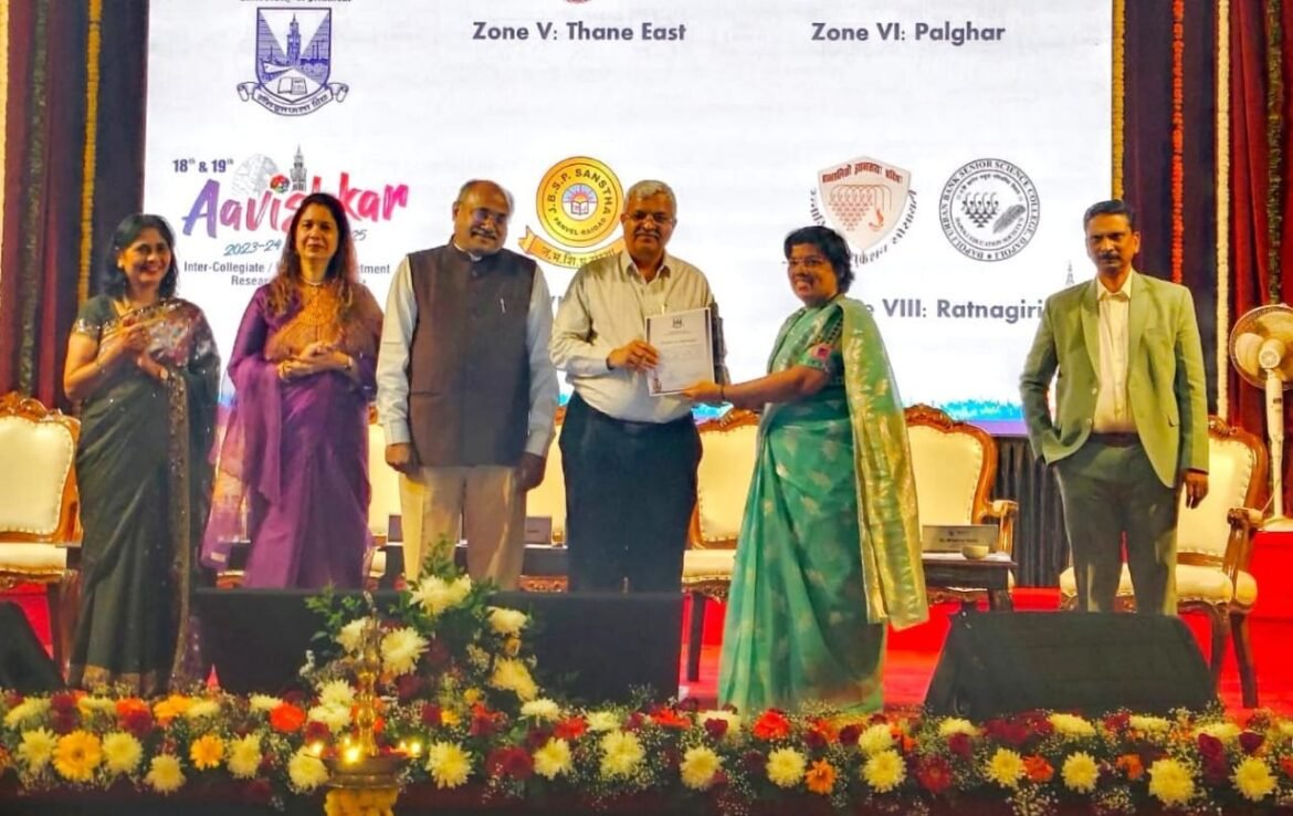 स. का. पाटील सिंधुदुर्ग महाविद्यालयाला ‘आविष्कार’ २०२४-२५ विभागीय चॅम्पियनशिप