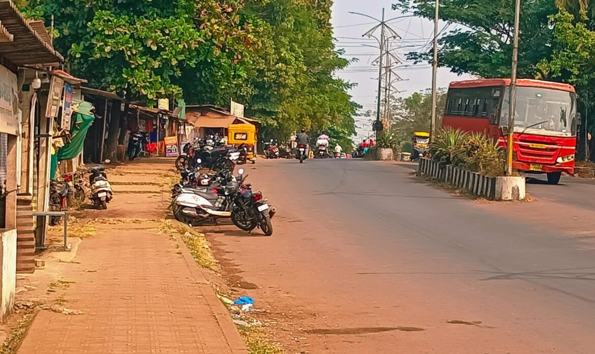 कणकवली – नरडवे दुहेरी मार्ग बनला एकेरी