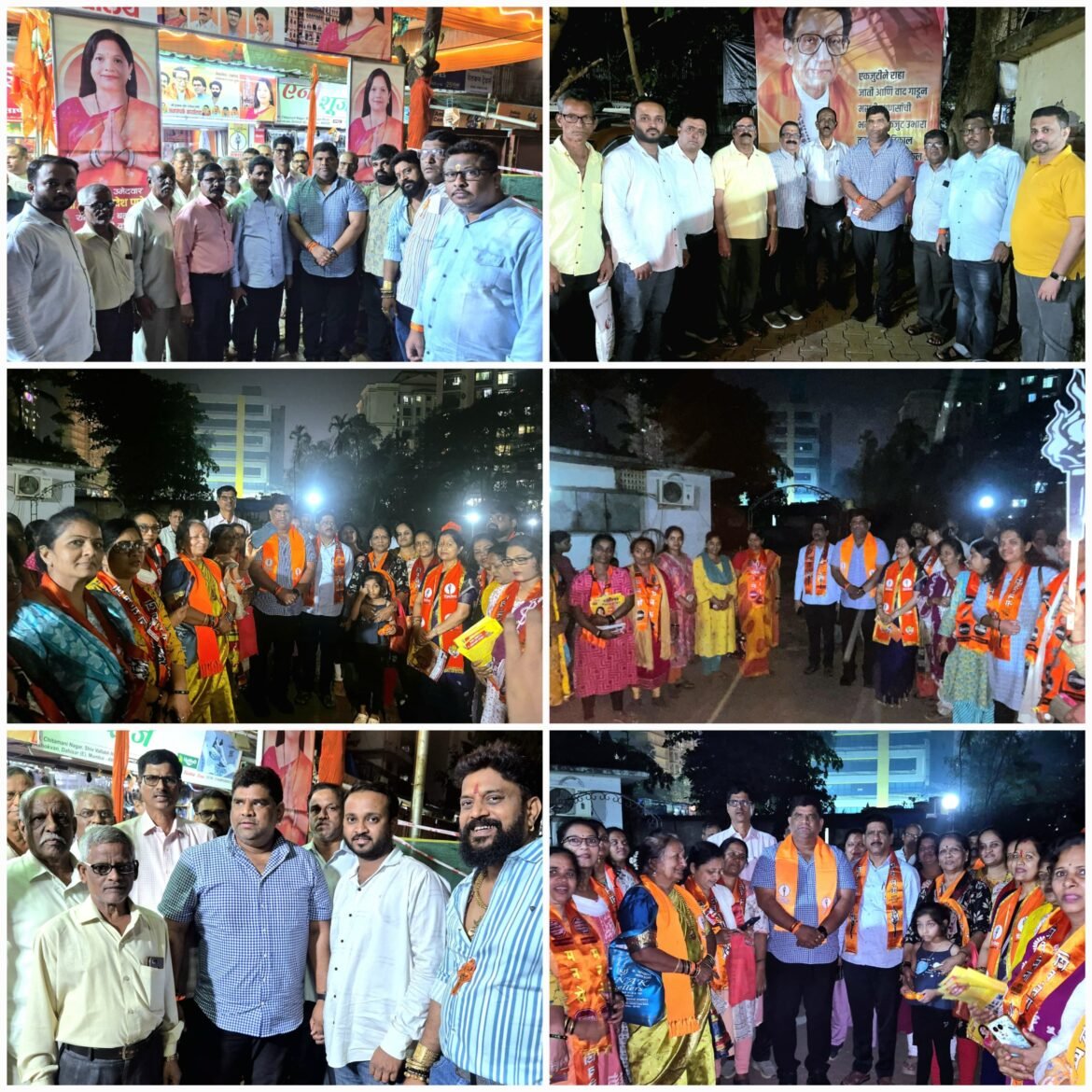 मुंबईतील शिवसेनेच्या उमेदवार सौ. सुजाता पाटेकर यांच्या प्रचारफेरीत मा.आम. वैभव नाईक झाले सहभागी