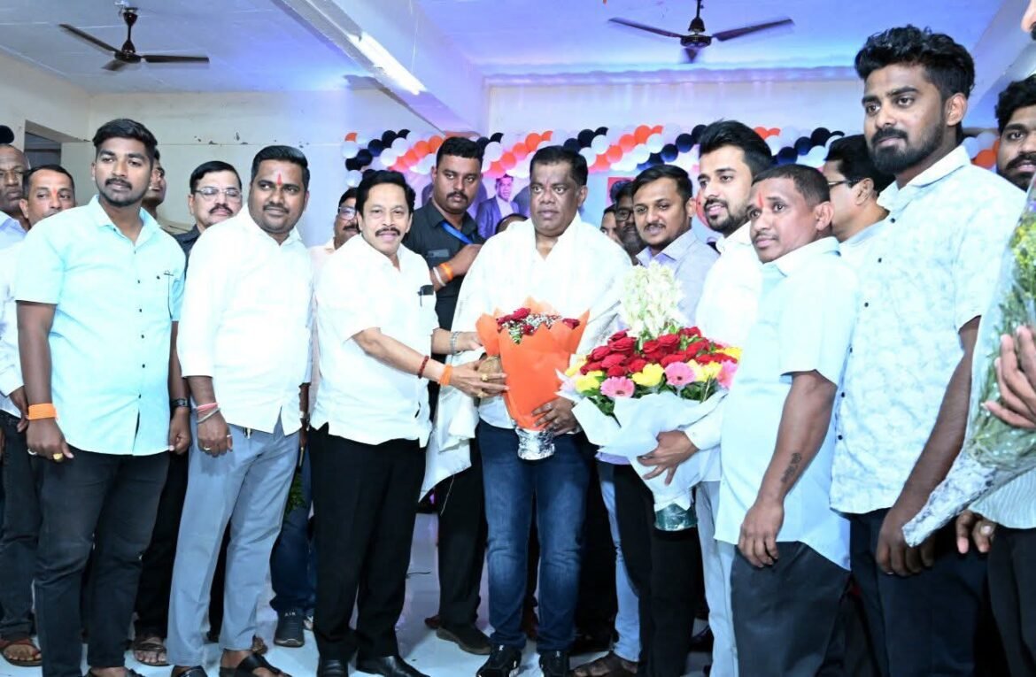 कणकवलीचे नगराध्यक्ष संदेश पारकर यांच्याकडून आमदार किरण सामंत यांना वाढदिवसाच्या शुभेच्छा