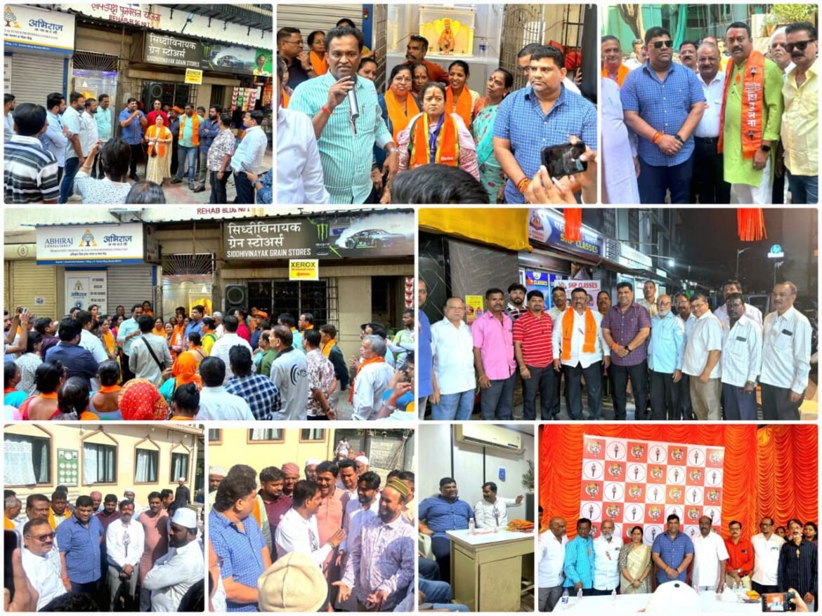मुंबई मनपा निवडणूकीच्या विविध प्रभागातील शिवसेना उमेदवारांच्या प्रचारात मा. आम. वैभव नाईक यांचा सक्रिय सहभाग