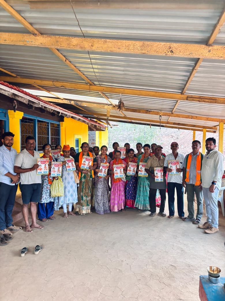 राजकारणात नवा चेहरा; सौं.सायली निंबाळकर यांचा कोनाळ मतदारसंघात व्यापक जनसंपर्क