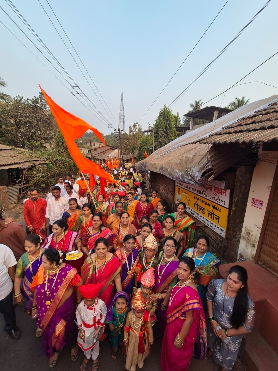 शिवरायांच्या जयघोषाने कलमठ दुमदुमले