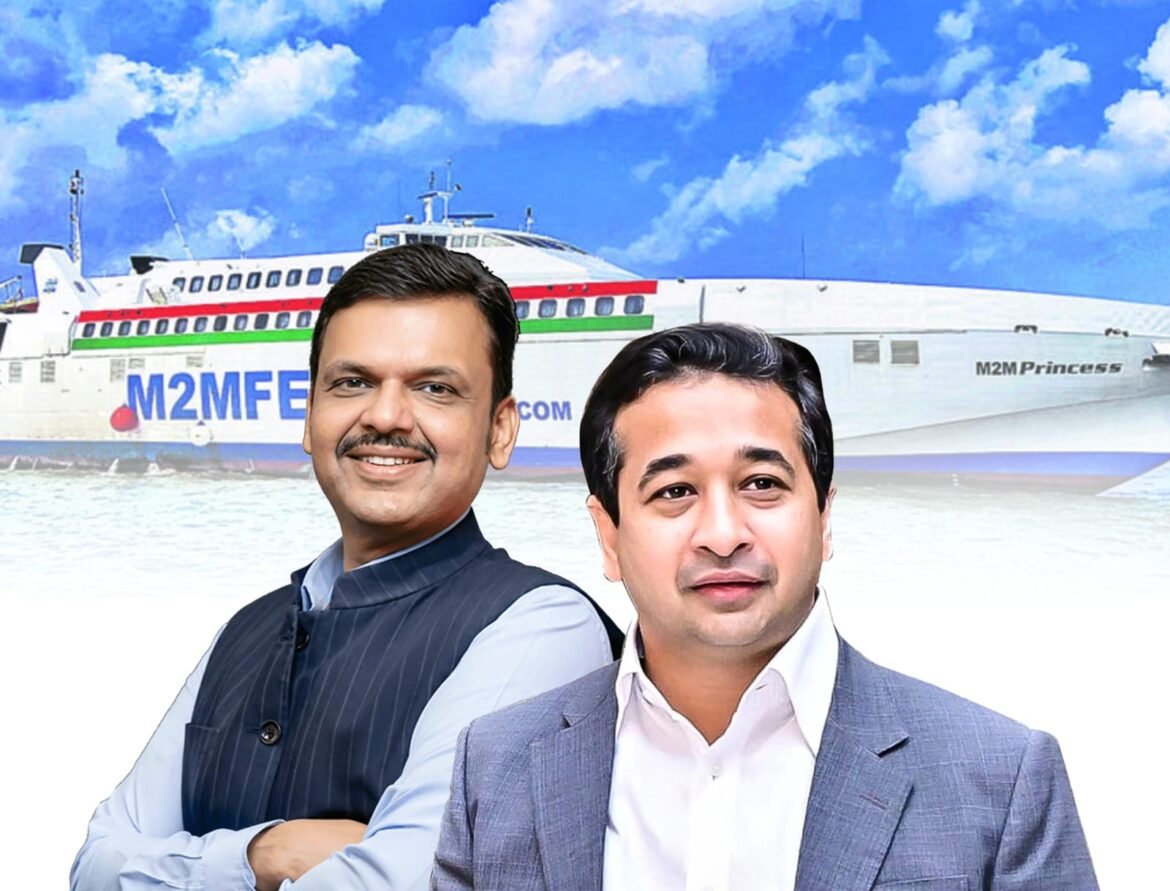 मुख्यमंत्री देवेंद्र फडणवीस यांच्या मुंबई–विजयदुर्ग जलवाहतूक( रो-रो) सेवेला शुभेच्छा