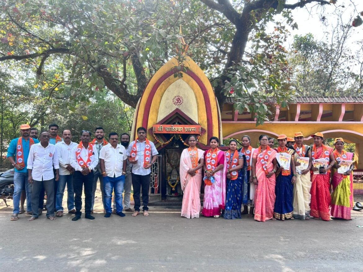 चाळेश्वर देवतेच्या आशीर्वादाने स्नेहा गवस यांच्या प्रचाराला वेग