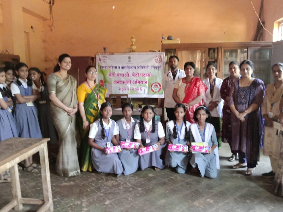 विद्यामंदिर माध्यमिक प्रशालेत ‘बेटी बचाव बेटी पढाओ’ अंतर्गत मुलींसाठी आरोग्य मार्गदर्शन शिबीर संपन्न