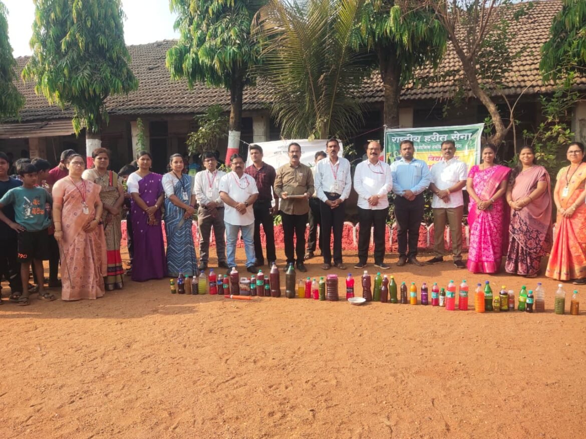 विद्यामंदिर माध्यमिक प्रशालेत कुष्ठरोग निर्मूलन रॅली काढून समाज प्रबोधन