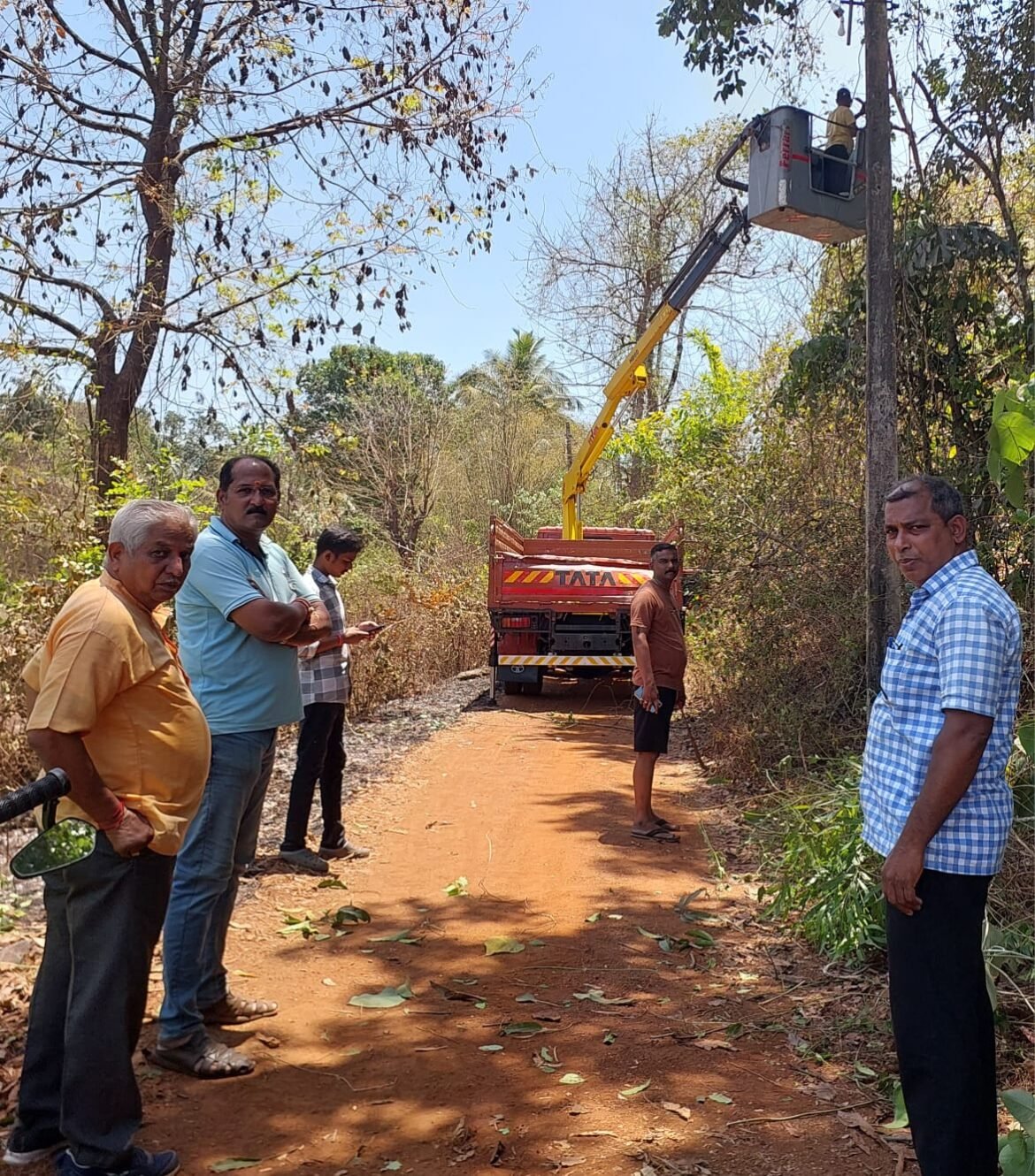 बांद्यात महावितरण कडून मान्सूनपूर्व कामांना सुरुवात
