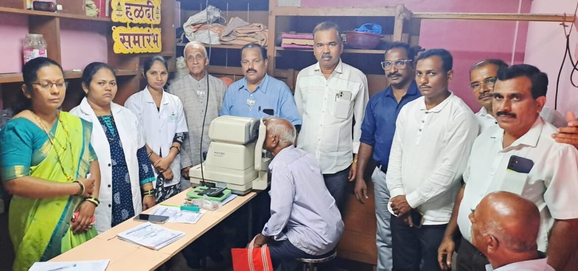 माजी मुख्यमंत्री व खासदार नारायण राणे यांच्या वाढदिवसानिमित्त वेतोरे येथे मोफत आरोग्य शिबिराला उत्स्फूर्त प्रतिसाद