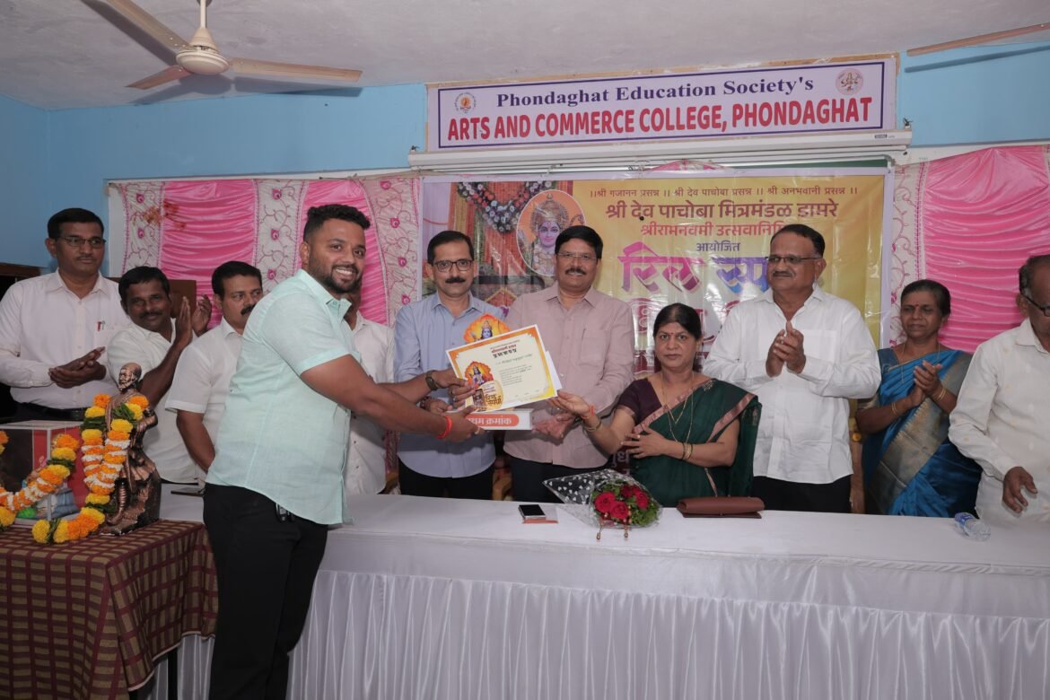 *श्री देव पाचोबा मित्रमंडळ डामरे-फोंडाघाट आयोजित श्री रामनवमी उत्सवानिमित्त घेण्यात आलेल्या रील स्पर्धेचा भव्य बक्षिस वितरण सोहळा उत्साहात संपन्न!*